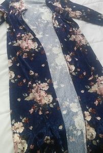 Long velvet sexy cardigan 😻